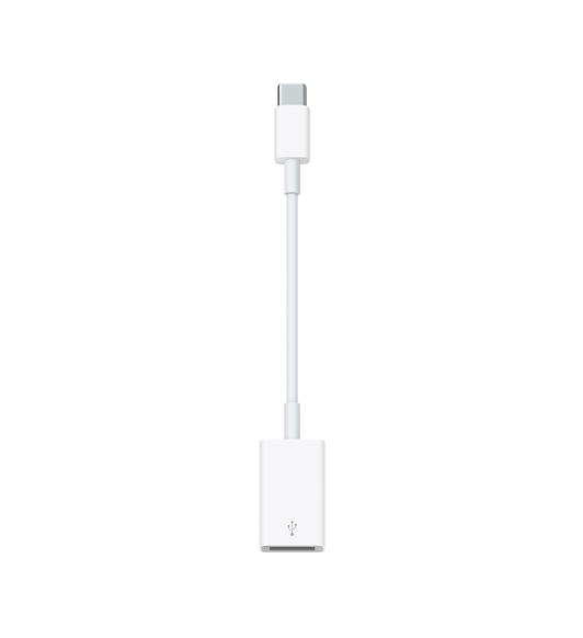 The USB-C to USB Adapter lets you connect iOS devices and standard USB accessories to a USB-C or Thunderbolt 3 (USB-C) enabled Mac.