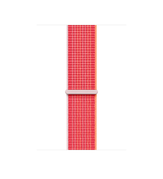 45mm Red Sport Loop features a hook-and-loop fastener, for quick and easy adjustment.