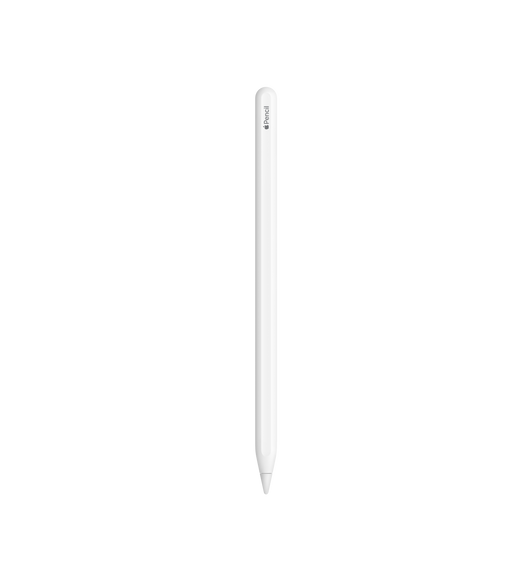 Apple Pencil (2nd Generation) featuring its flat edge that attaches magnetically for automatic charging and pairing.