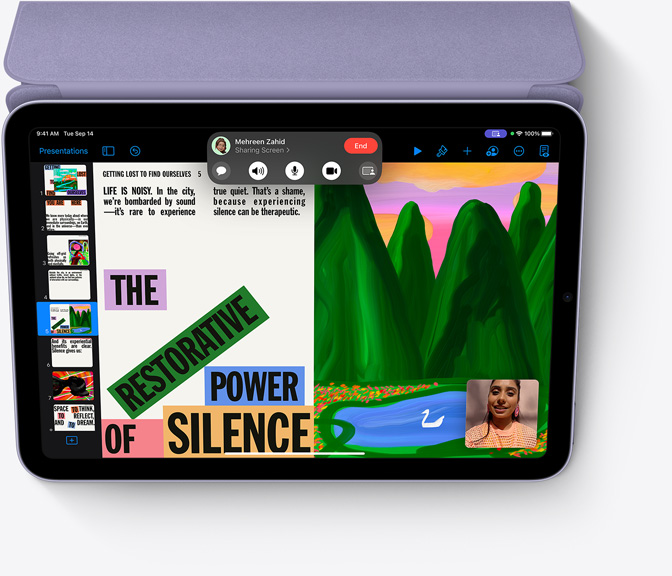 iPad mini rakendus Keynote